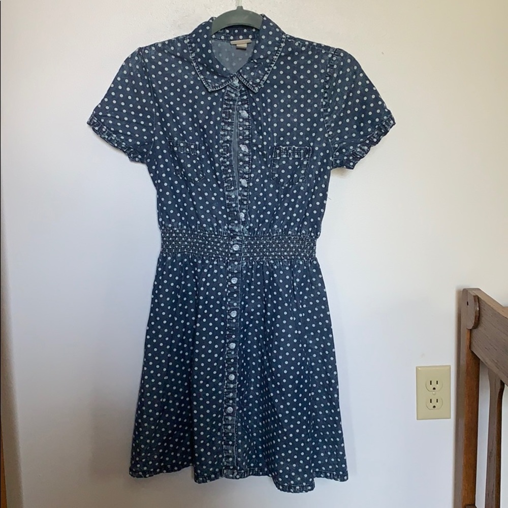 Mossimo Polka Dot Jean Dress